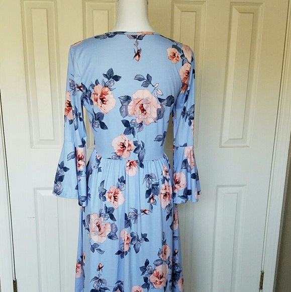 1 Left S Reborn J Dress Butter Cute Bell Sleeves - Picture 3 of 5